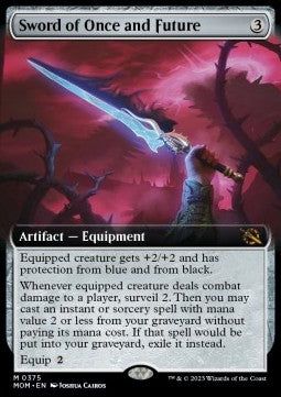 Sword of Once and Future XMOM-375 Mythic Played Englisch Foil