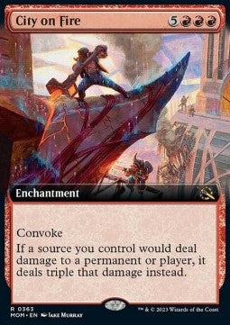 City on Fire XMOM-363 Rare Good Englisch Foil