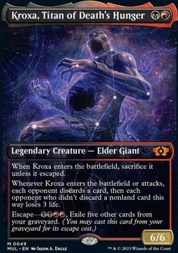 Kroxa, Titan of Death's Hunger MUL-49 Mythic Near Mint Englisch