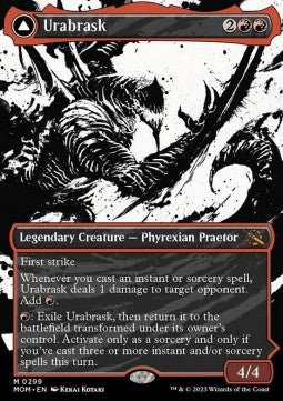 Urabrask // The Great Work (V.1) XMOM-299 Mythic Excellent Deutsch Foil