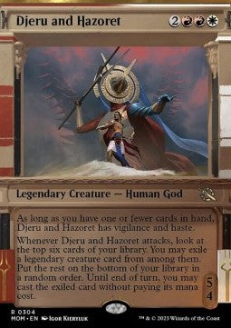Djeru and Hazoret XMOM-304 Rare Good Englisch Foil