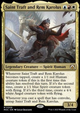 Saint Traft and Rem Karolus MOC-9 Mythic Near Mint Englisch Foil