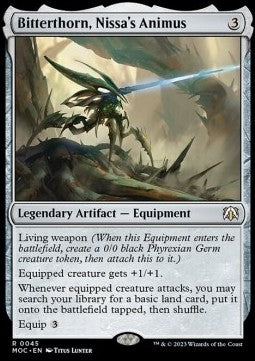 Bitterthorn, Nissa's Animus MOC-45 Rare Excellent Englisch