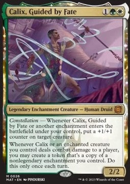 Calix, Guided by Fate MAT-26 Mythic Excellent Deutsch