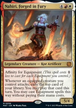 Nahiri, Forged in Fury MAT-36 Mythic Good Englisch Foil