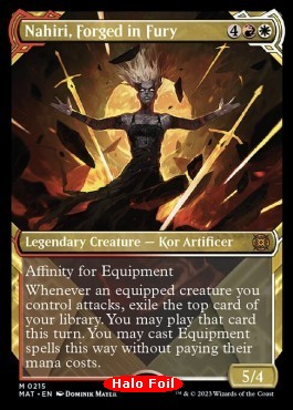 Nahiri, Forged in Fury (V.4) XMAT-215 Mythic Excellent Englisch Foil