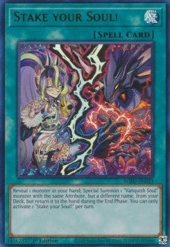 Stake your Soul! (V.1) WISU-023 Ultra Rare Excellent Englisch 1. Auflage