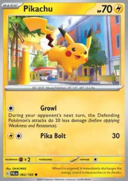 Pikachu PAL-062 Common Good Deutsch Reverse Holo