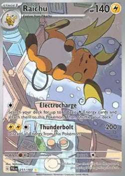 Raichu PAL-211 Illustration Rare Excellent Deutsch