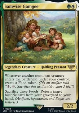 Samwise Gamgee LTR-222 Rare Near Mint Englisch Foil