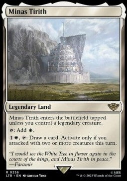 Minas Tirith LTR-256 Rare Near Mint Englisch Foil