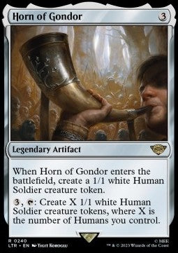 Horn of Gondor LTR-240 Rare Near Mint Englisch