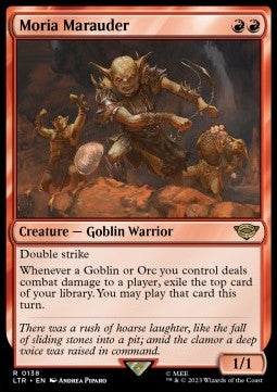 Moria Marauder LTR-138 Rare Excellent Englisch