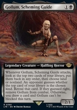 Gollum, heimtückischer Wegefinder XLTR-390 Rare Excellent Deutsch