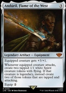 Andúril, Flame of the West LTR-236 Mythic Near Mint Englisch