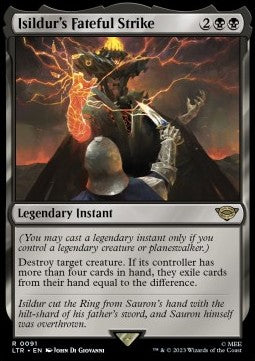 Isildur's Fateful Strike LTR-91 Rare Near Mint Englisch Foil