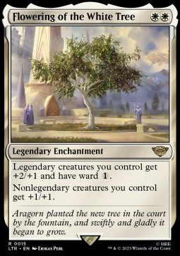 Flowering of the White Tree LTR-15 Rare Good Englisch Foil