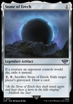 Stone of Erech LTR-251 Uncommon Light Played Englisch