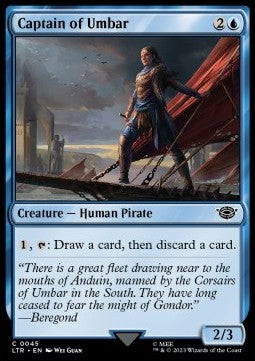 Captain of Umbar LTR-45 Common Excellent Englisch Foil