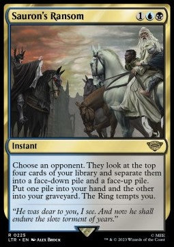Sauron's Ransom LTR-225 Rare Near Mint Englisch Foil