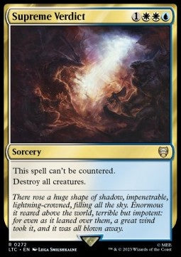 Supreme Verdict LTC-272 Rare Good Englisch