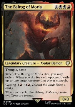 Der Balrog von Moria LTC-46 Rare Near Mint Deutsch