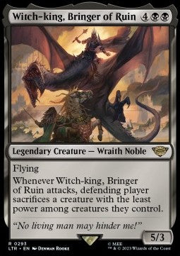 Witch-king, Bringer of Ruin XLTR-293 Rare Near Mint Englisch