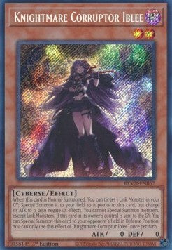 Albtraumritterin Beschädigerin Iblee BLMR-057 Secret Rare Excellent Deutsch 1. Auflage