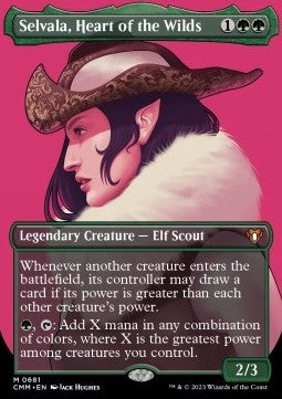Selvala, Heart of the Wilds (V.2) XCMM-681 Mythic Good Englisch