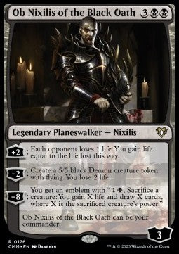Ob Nixilis of the Black Oath CMM-176 Rare Near Mint Englisch