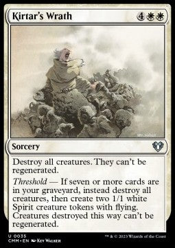 Kirtar's Wrath CMM-35 Uncommon Excellent Englisch