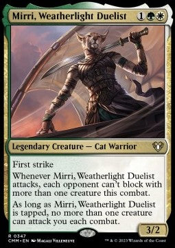 Mirri, Weatherlight Duelist CMM-347 Rare Excellent Englisch Foil