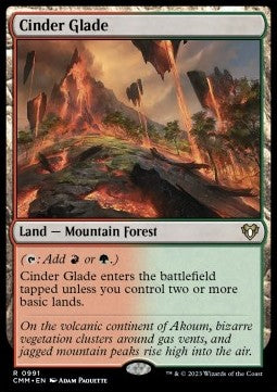 Cinder Glade XCMM-991 Rare Near Mint Englisch