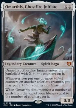 Omarthis, Ghostfire Initiate XCMM-708 Mythic Near Mint Englisch Foil