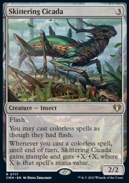 Skittering Cicada XCMM-717 Rare Near Mint Englisch