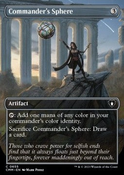 Commander's Sphere XCMM-655 Common Excellent Englisch Foil