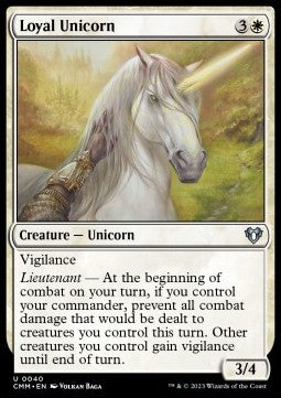 Loyal Unicorn CMM-40 Uncommon Excellent Englisch Foil