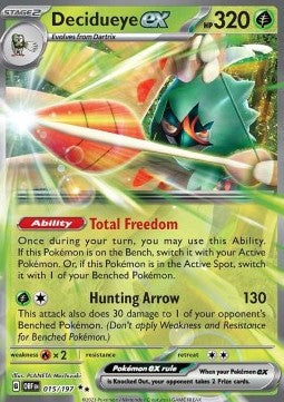 Decidueye ex OBF-015 Double Rare Light Played Englisch