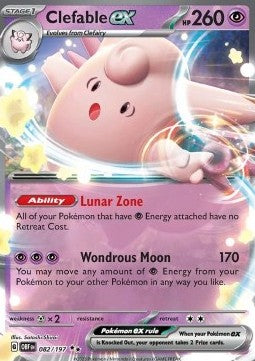 Clefable ex OBF-082 Double Rare Excellent Englisch