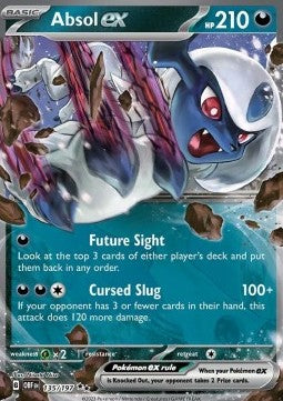 Absol ex OBF-135 Double Rare Light Played Deutsch