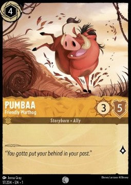 Pumbaa - Freundliches Warzenschwein 1TFC-17 Common Near Mint Deutsch Foil