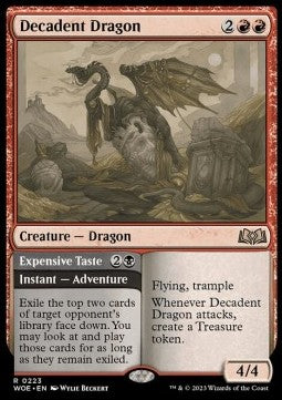 Decadent Dragon // Expensive Taste WOE-223 Rare Excellent Englisch