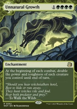 Unnatural Growth WOT-62 Rare Near Mint Englisch