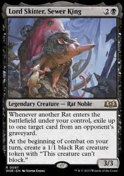 Lord Skitter, Sewer King WOE-97 Rare Excellent Englisch