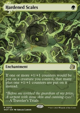 Hardened Scales WOT-55 Rare Excellent Englisch Foil