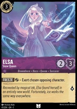 Elsa - Eiskönigin 1TFC-41 Uncommon Near Mint Deutsch Foil