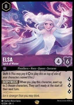 Elsa - Magie des Winters 1TFC-42 Legendary Near Mint Deutsch