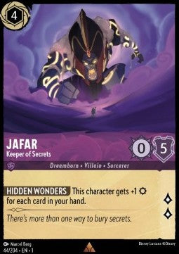 Jafar - Keeper of Secrets 1TFC-44 Rare Boosterfrisch Englisch Foil