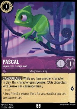 Pascal - Rapunzels Begleiter 1TFC-53 Uncommon Near Mint Deutsch Foil
