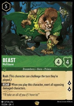 Biest - Schrecken der Wölfe 1TFC-70 Legendary Excellent Deutsch Foil